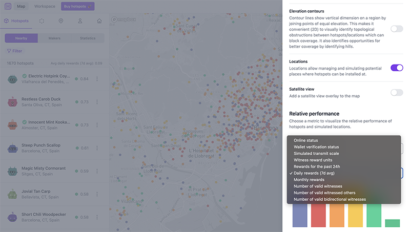 Advanced mapping interface